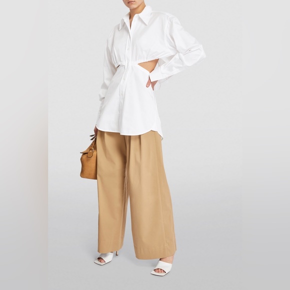 NWT Victoria Beckham cut out dress shirt - size 2 - Picture 4 of 7